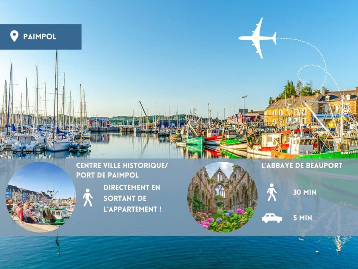 Magnifique T2 Coeur De Ville Port A Pieds Paimpol ภายนอก รูปภาพ